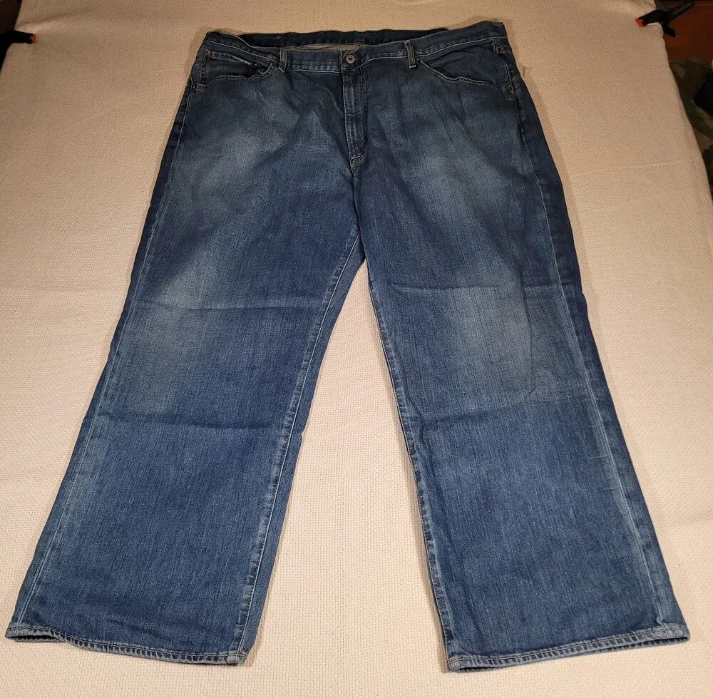 Polo Jeans Company Jeans Mens 46x30(44/29) Blue Ashmore OG Straight Leg RL Denim